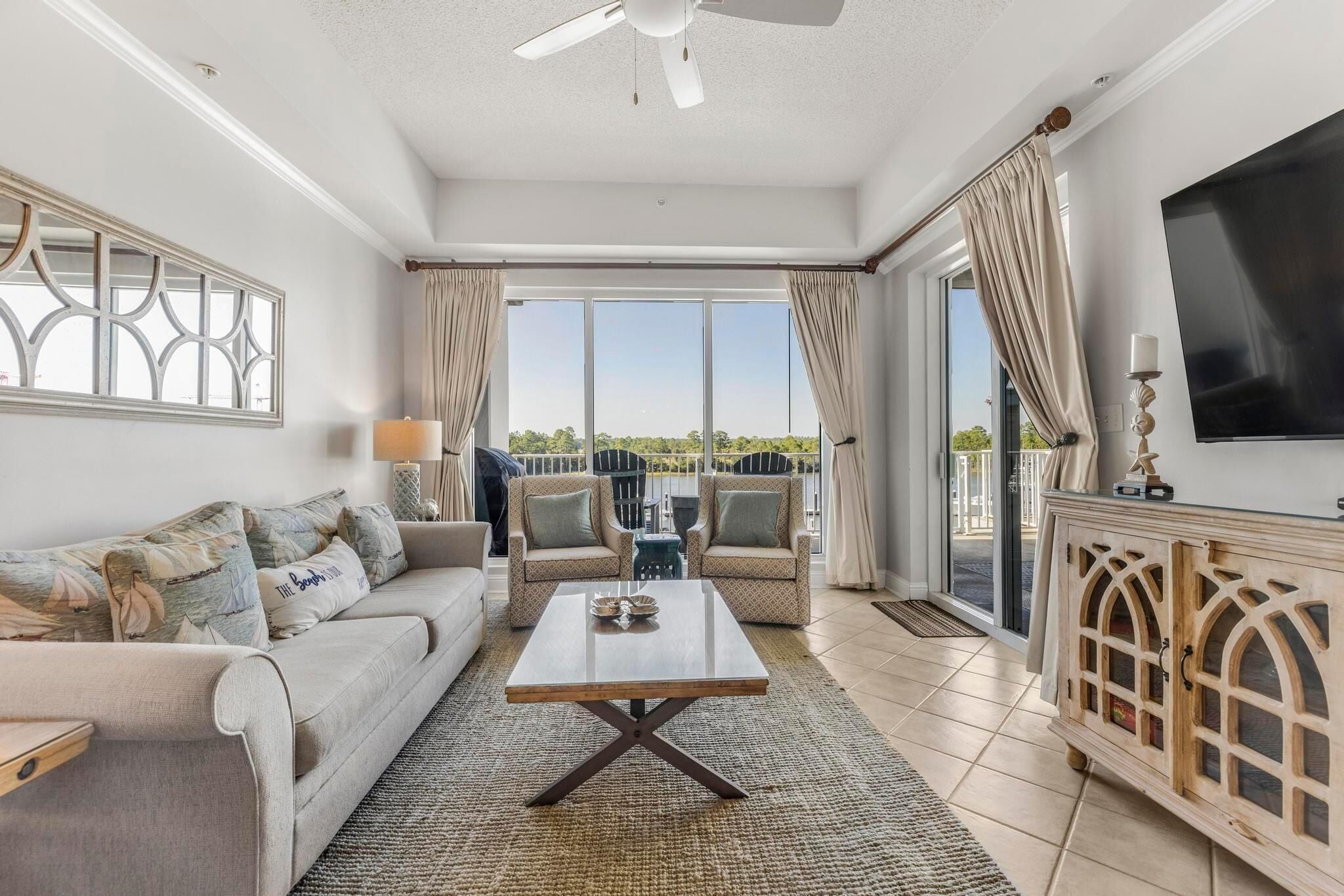 Condo, Multiple Beds (The Wharf 321) | Living area