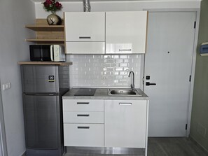 公寓, 露台, 山景 | 私人小型廚房