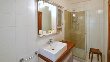 Shower, hair dryer