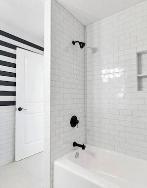 Shower, hair dryer