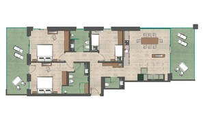 مخطط تصميم الطابق