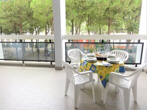 Appartamento, 1 camera da letto, balcone, vista città | Balcone