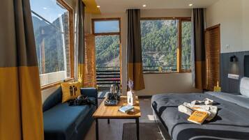 Doppia Superior, balcone, vista montagna | Vista dalla camera