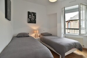 2 makuuhuonetta, ilmainen Wi-Fi, vuodevaatteet