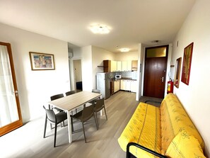 Apartment, 2 Bedrooms, Balcony, Ocean View | Dining room - Seafront Bright Flat-beahost (San Michele al Tagliamento)