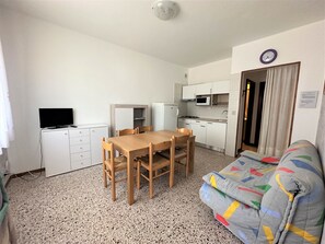 Apartment, 2 Bedrooms, Patio, City View | Living room - Bibione Apartment Close to Promenade (San Michele al Tagliamento)