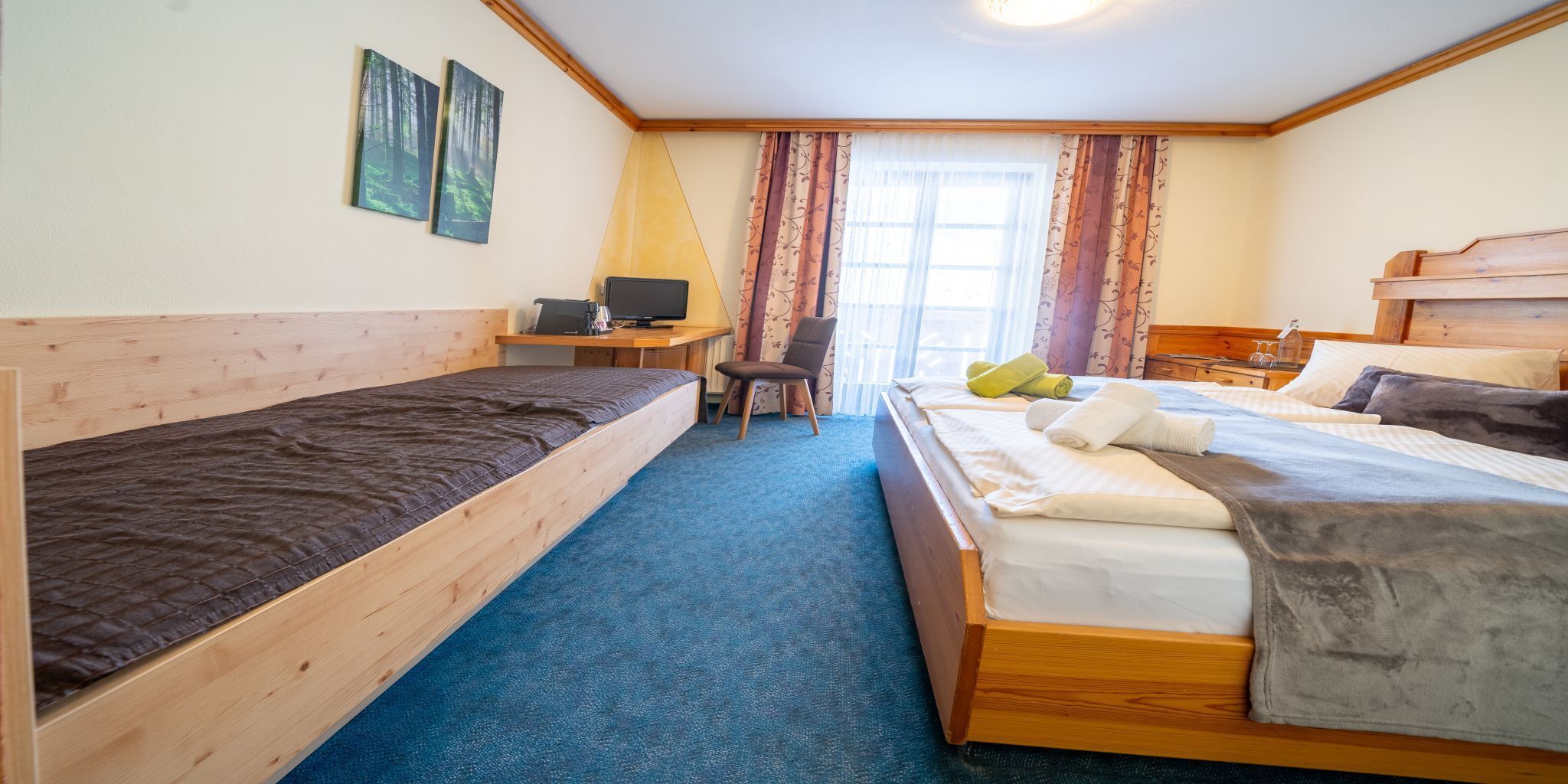 Double Room, Balcony, Mountain View | In-room safe, desk, blackout drapes, soundproofing