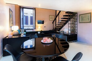 Appartement | Coin séjour | Télévision de 40 pouces avec chaînes numériques