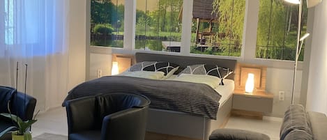 1 chambre, fer et planche à repasser, Wi-Fi, draps fournis