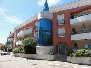 Appartement, 1 slaapkamer, balkon, uitzicht op stad | Exterieur