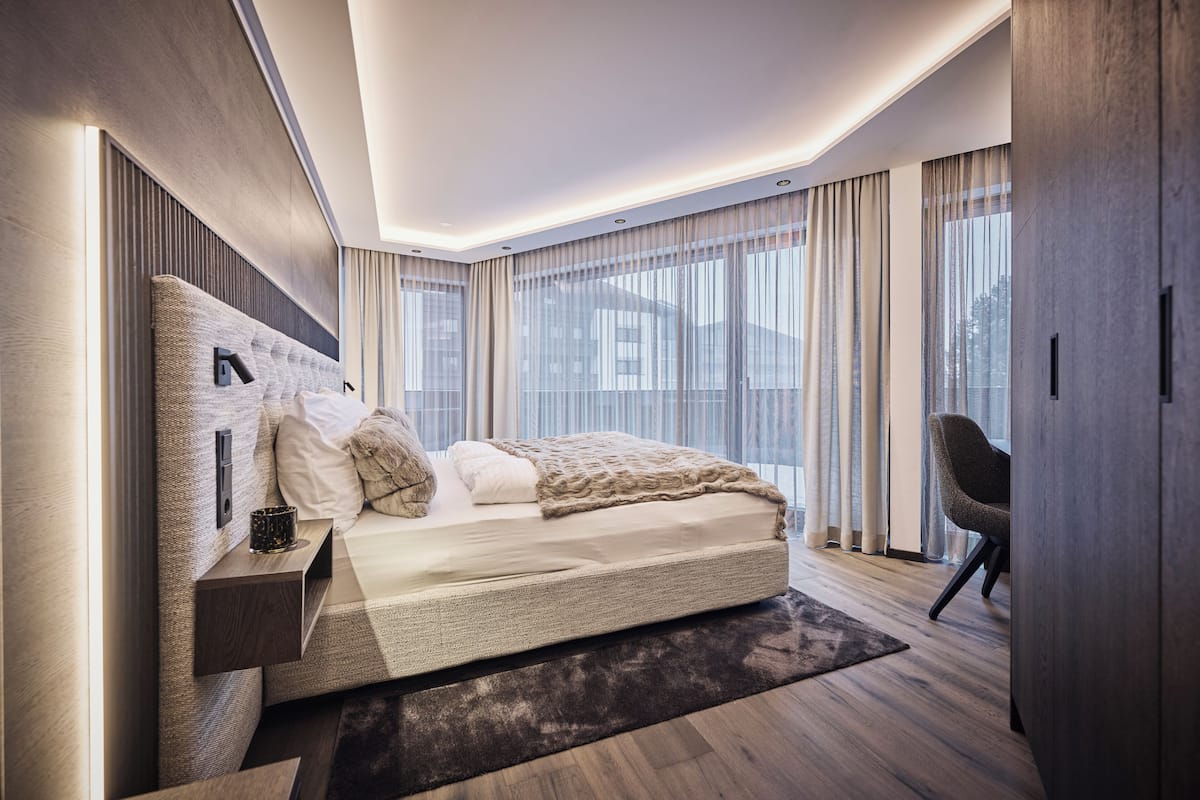 Deluxe-Apartment IV, Balkon, Bergblick | 免费 WiFi