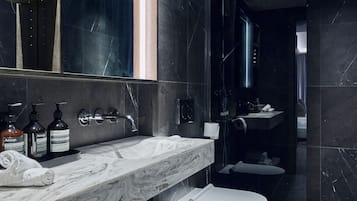 Classic - Apartment I, Balkon, Bergblick | Salle de bain