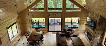 New 5BR Lake House at 5RK Ranch Lakeside – Dock, Fire Pit, Panoramic Views