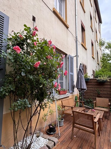 Studio calme avec jardin près de la Part-Dieu