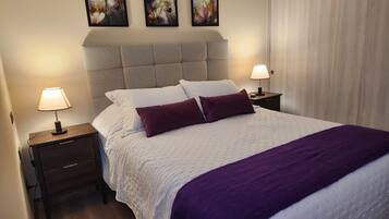 3 bedrooms, bed sheets