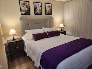3 habitaciones y ropa de cama 