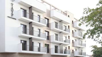 Overnatningsstedets facade