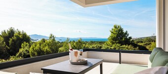 View of the "heart island" Croatia, Turanj, Welcome to Apartment ELA