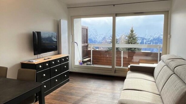 Living area - Alpe D'huez Apartment 27m2 Eclose East (Huez)