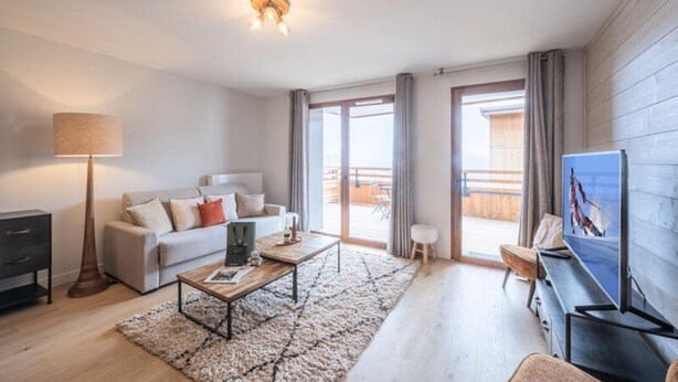 Living area - 73m2 Apartment 4a+2e (Huez)