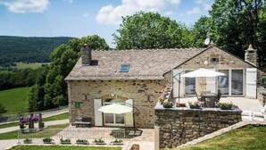 Outdoor dining - Gite de France for 6 People (Mont Lozere et Goulet)