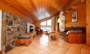 Living area - Hauts de Chavants Albert 1er 13 (Les Houches)