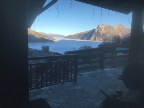 Chalet 7 chambres sauna cheminée navette