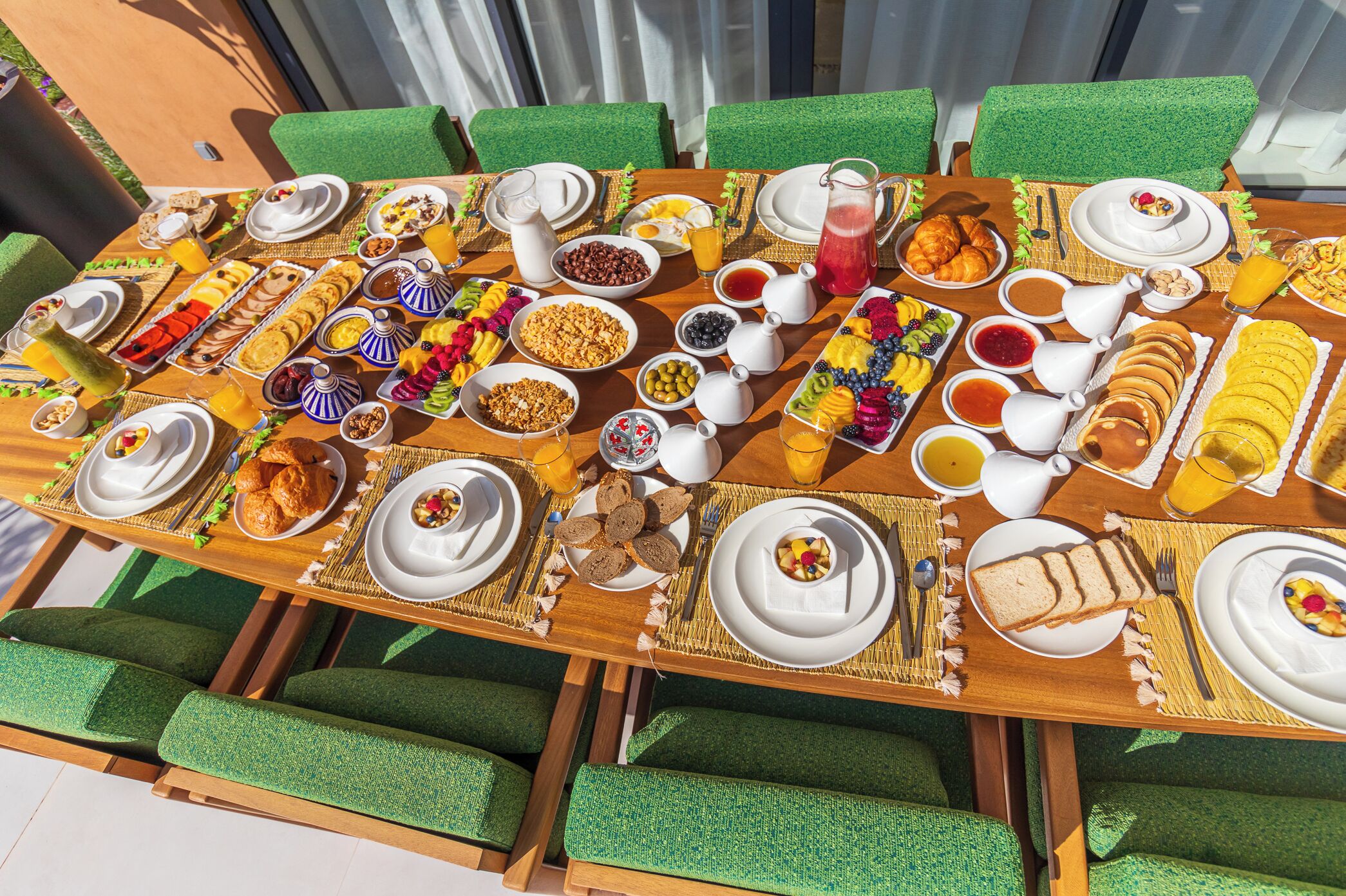 Opções para refeição ao ar livre