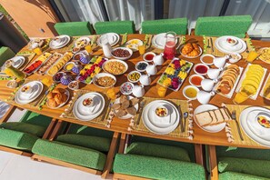 Opções para refeição ao ar livre