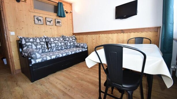 Living area - Apartment in Plagne Centre With Slope View (La Plagne-Tarentaise)