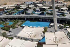 Terrace/patio - elegant hotel studio Porto New Cairo pool access (Cairo)