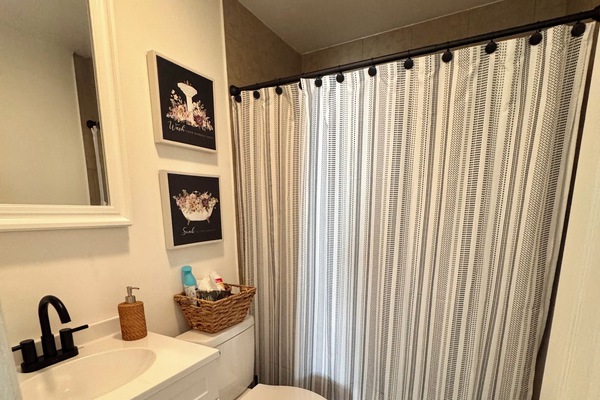Towels, soap, toilet paper