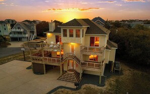 Exterior - Coastal Comfort in Duck - Hot Tub, Pool Access & Steps to Beach Fun! (Duck)