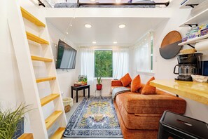 Televisión, chimenea