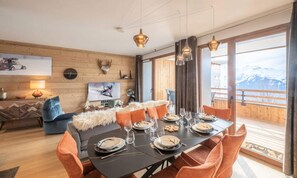 Dining - Apartment in Vieil Alpe Near Ski Lifts (Huez)