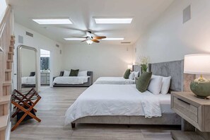 8 bedrooms, iron/ironing board, travel crib, WiFi