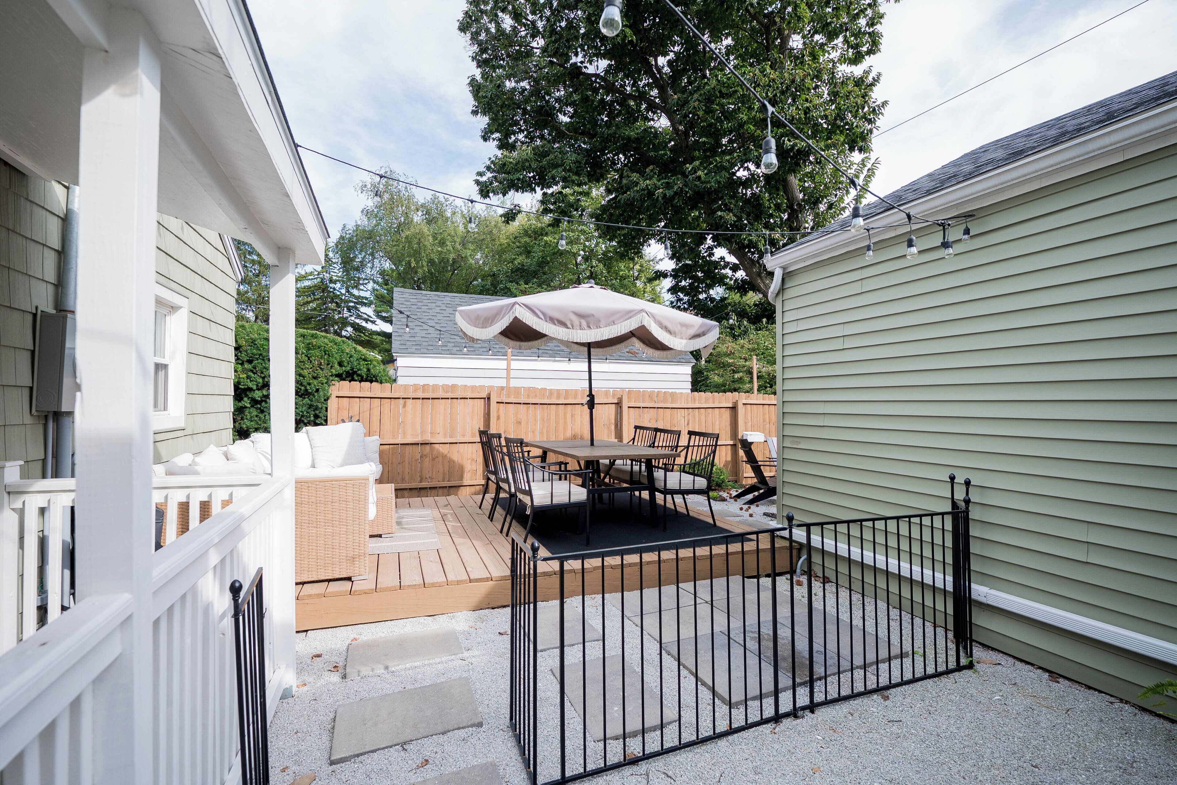 Udendørs spisemuligheder