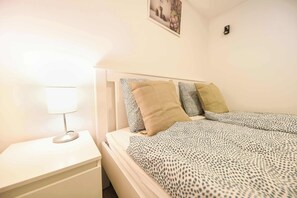 1 غرفة نوم وواي فاي وملاءات أسرّة