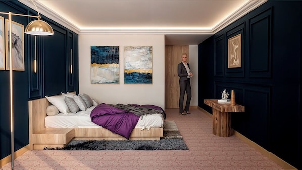 Luxury Room | Blackout drapes, free WiFi - Priede Hotel Boutique (Puebla)