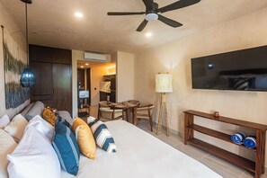 Superior Studio, 1 King Bed with Sofa bed, Private Pool, Garden View | In-room safe, iron/ironing board, free WiFi