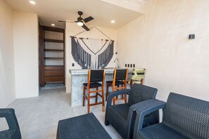 Superior Studio, 1 King Bed with Sofa bed, Private Pool, Garden View | Terrace/patio