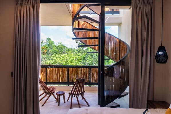 Superior Studio, 1 King Bed with Sofa bed, Private Pool, Garden View | Balcony