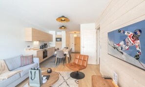 Living area - 2-room Apartment 2a+2e (Huez)