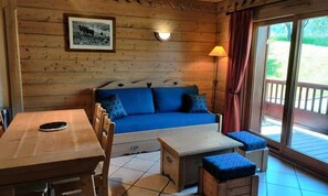 Living area - THE Gypsum Chalets A02 (Les Belleville)