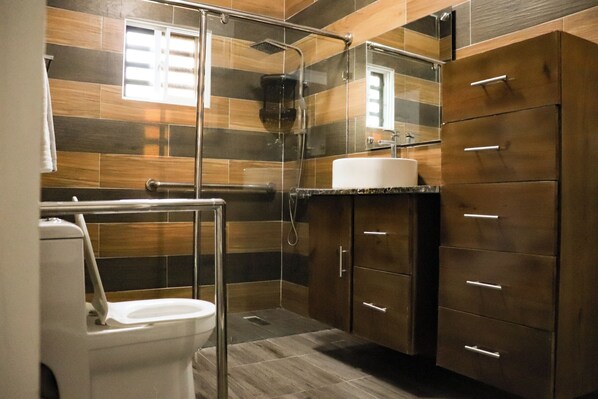 Hair dryer, towels, soap, toilet paper - Exclusive and secure#5 with Queen Bed (Las galeras)