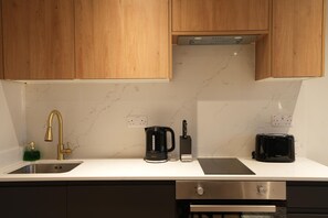Private kitchen - Air Conditioning Modern Studio in London (Greater London)