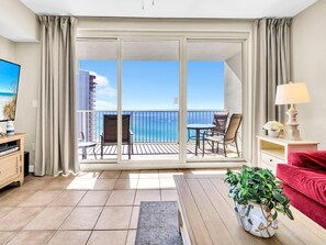 Leilighet, 1 queensize-seng med sovesofa (Shores of Panama 1711) | Oppholdsområde