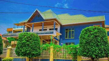 Overnatningsstedets facade