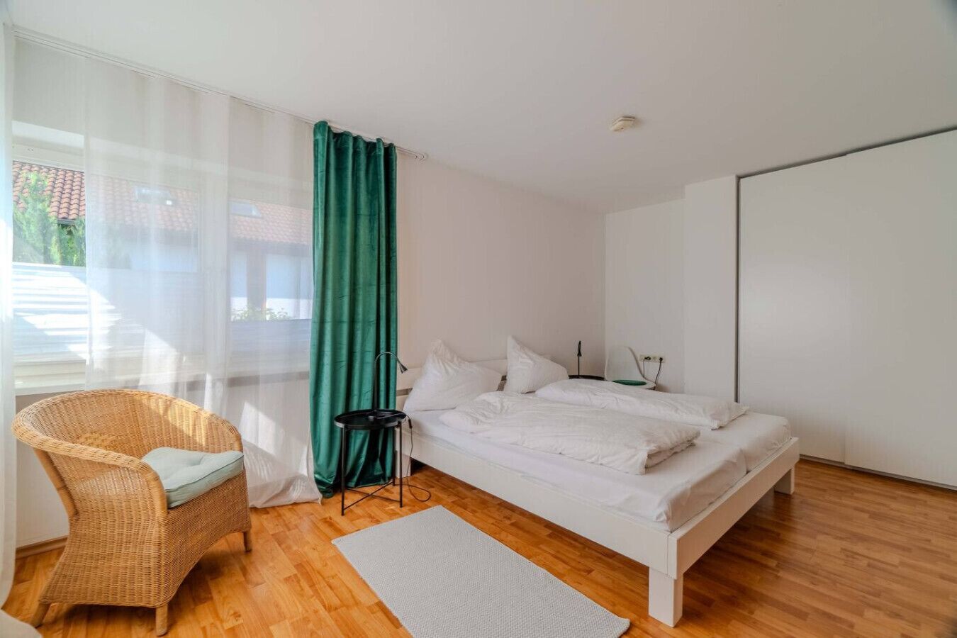 Desk, iron/ironing board, travel cot, free WiFi