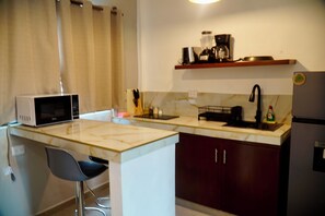 Classic Apartment, Balcony, Garden View | Private kitchen